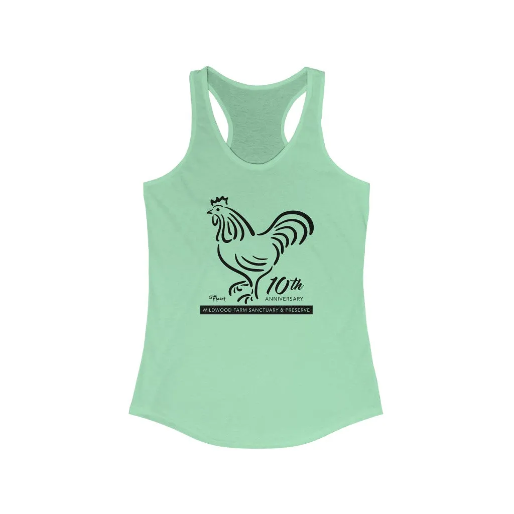 10th Anniversary Fraser Women's Racerback Tank