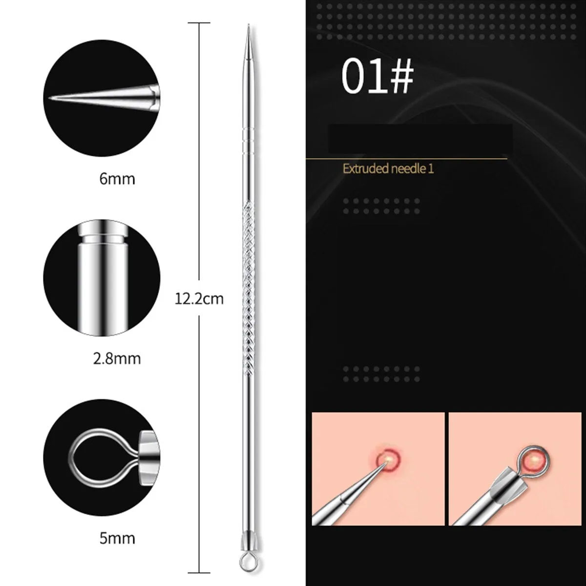 Beauty Acne Blackhead Comedone Black Spot Pimple Remover