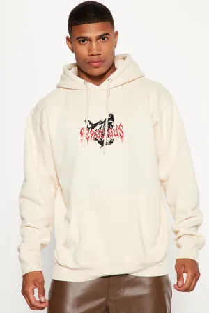 Big Bark Big Bite Embroidered Hoodie - Sand