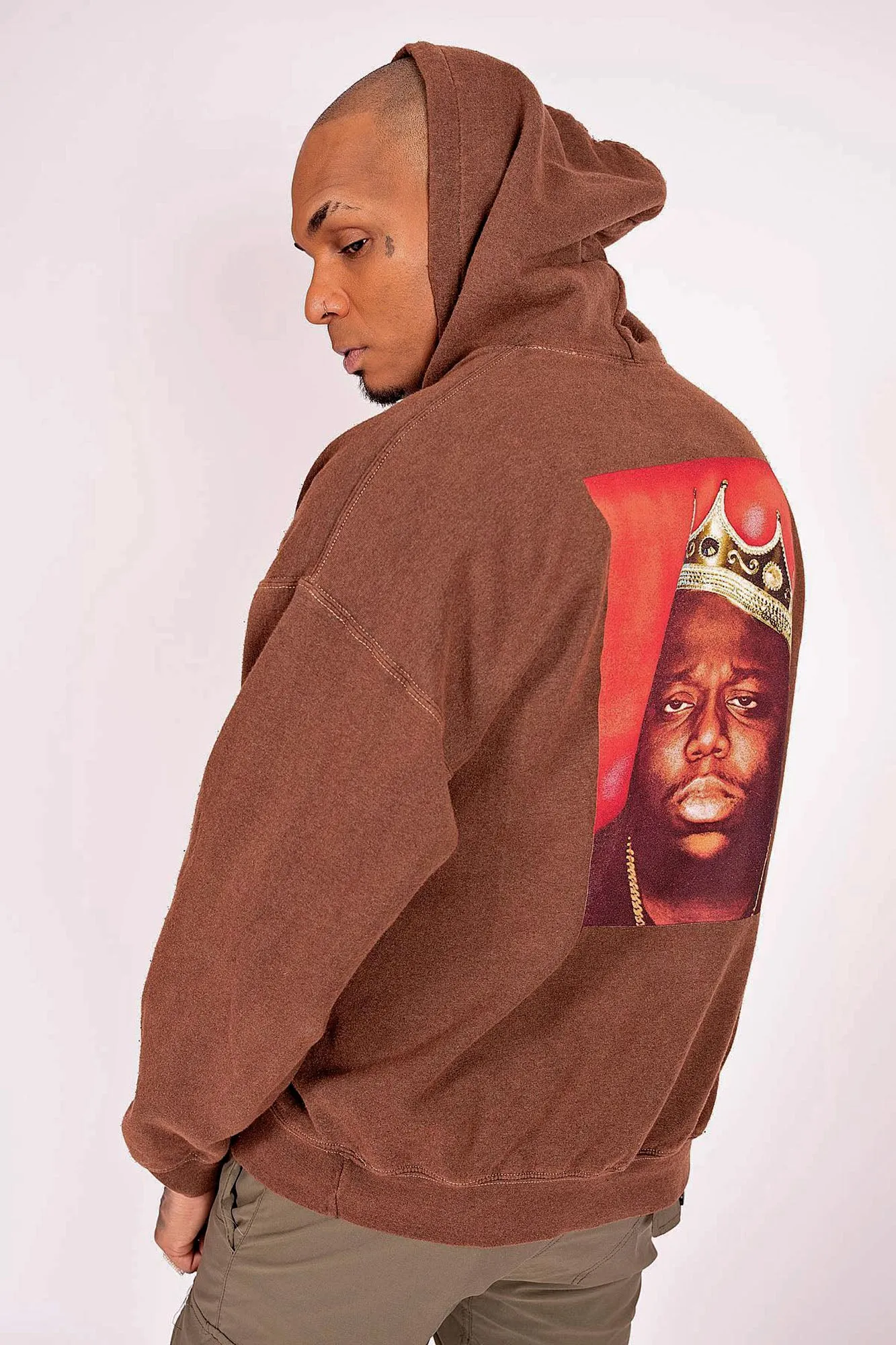 Biggie It Was All A Dream Hoodie - Brown