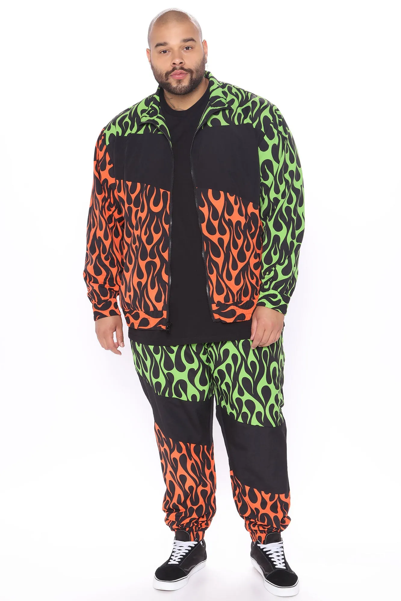 Billie Nylon Jacket - Green/combo