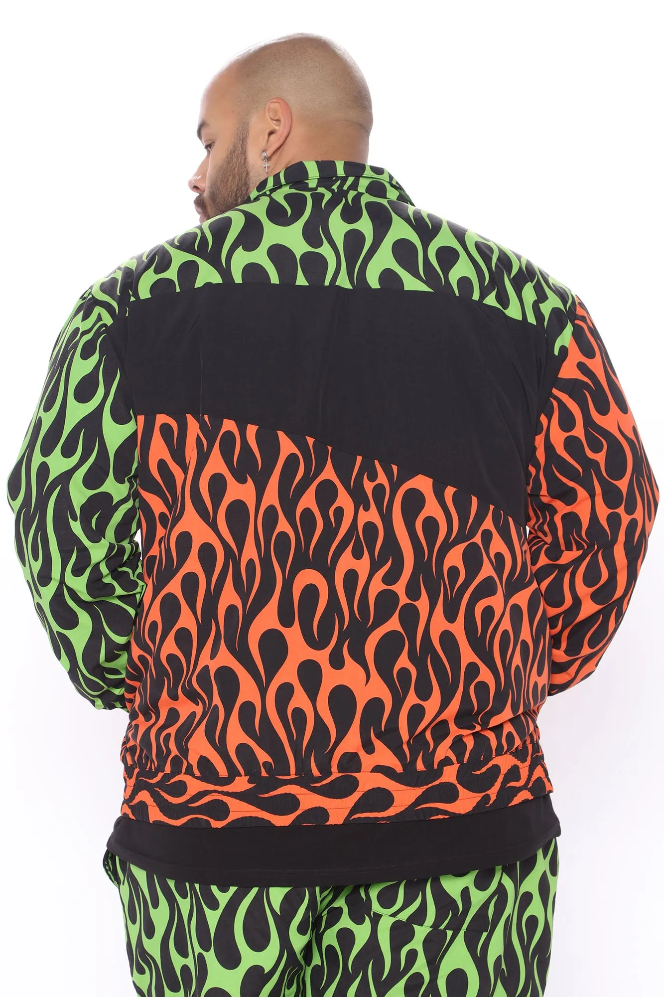 Billie Nylon Jacket - Green/combo