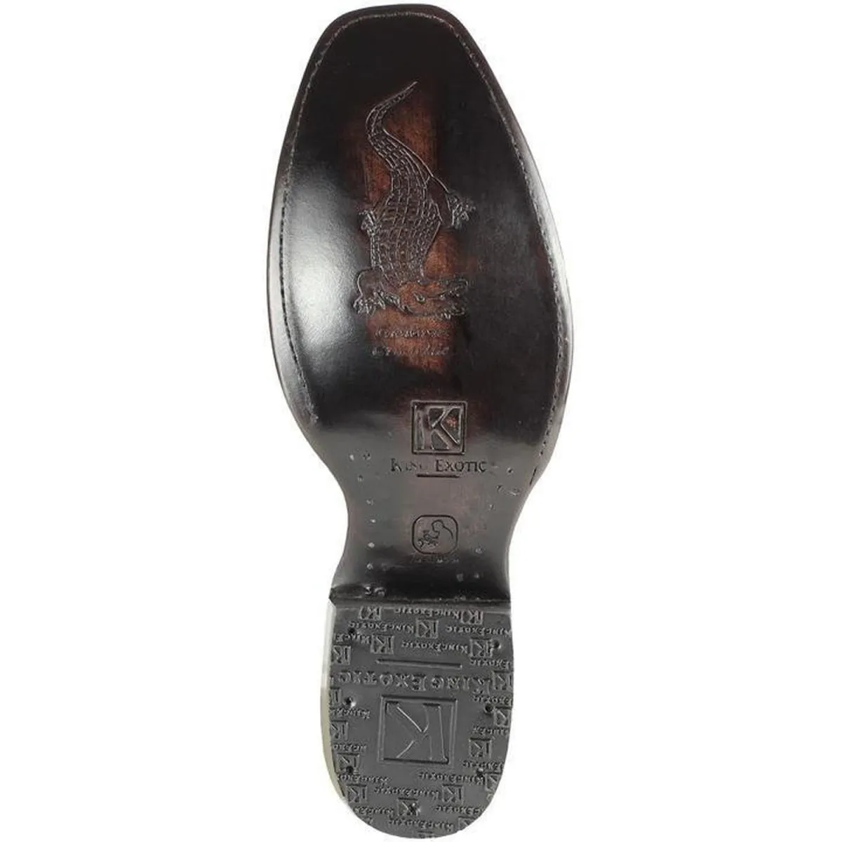 Botas de Cocodrilo Caiman Panza y Venado Cortas Horma Dubai KE-479BF8238