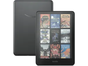 eBook - Amazon Kindle Colorsoft Signature Edition, 7", 32GB, 300 ppp, Pantalla color, Luz frontal autorregulable, Carga inalámbrica, Negro metalizado