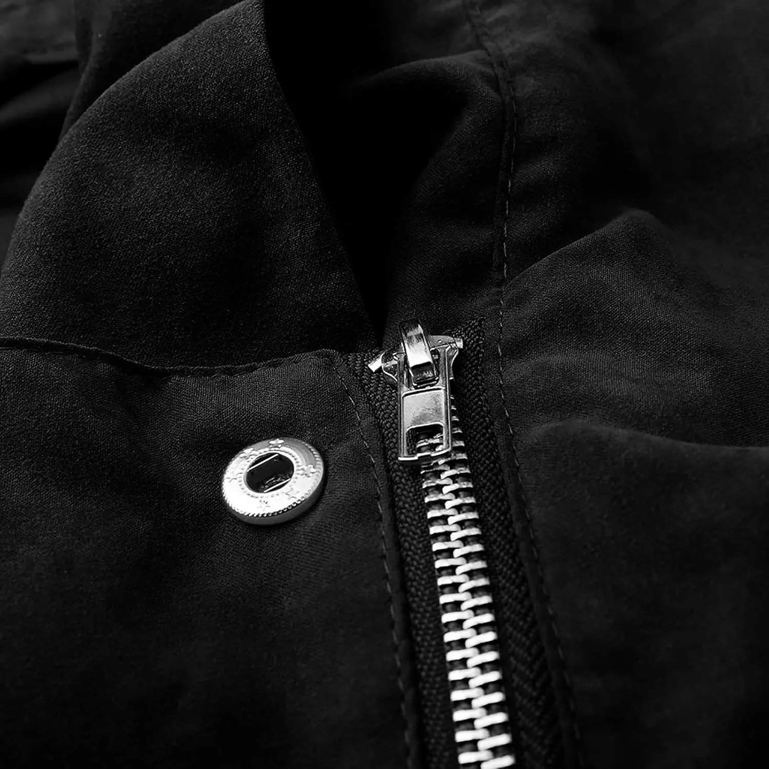 Faux Leather Jacket Women, Women's Motorcycle Jackets Fitted Slim Short Coat Moto Biker Zip Up Outwear Tops