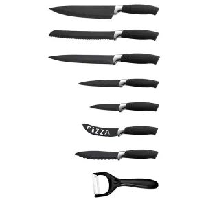 Juego de 7 cuchillos antiadherentes para revestimiento con pelador | BronKitchen©