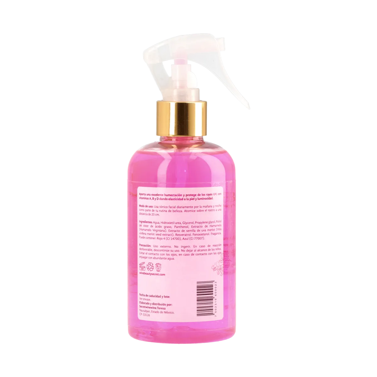 Mist Facial de Merlot con Resveratrol