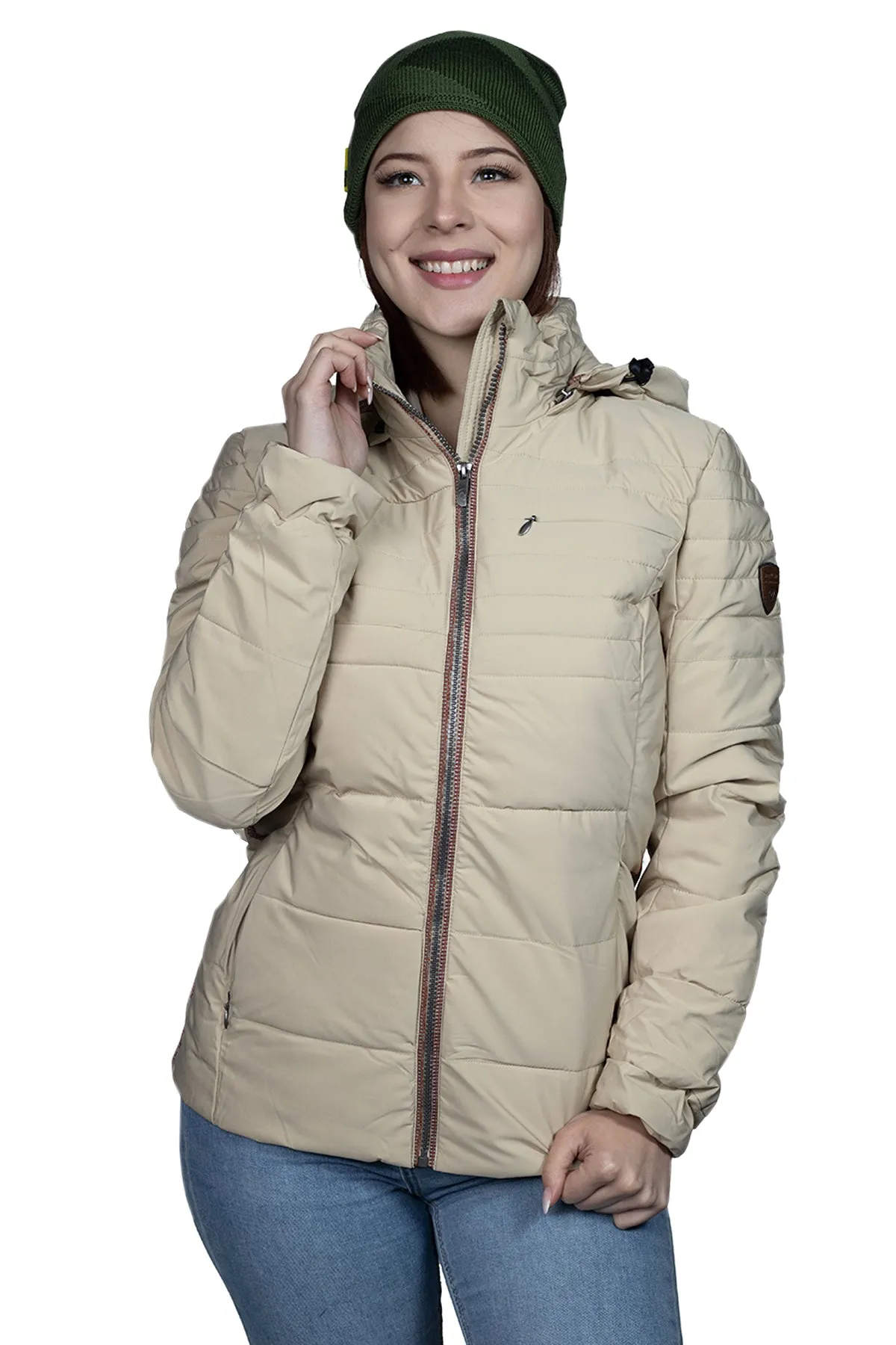 PARKA MUJER NORTHLAND IVANA TAUPE 02-080168