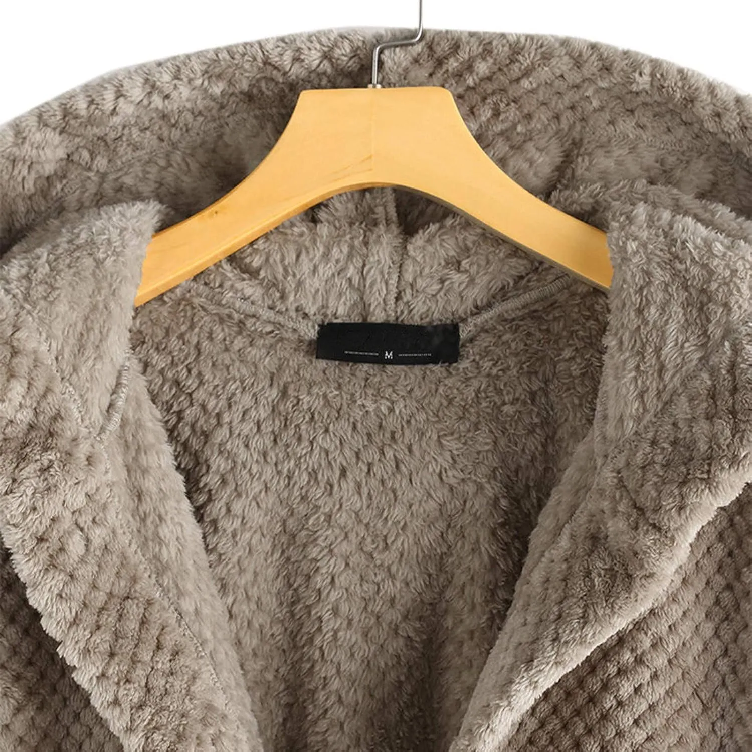 PeQAQ Women's 2023 Winter Sweater Coat Plus Size Warm Soft Fleece Jackets Button Patchwork Hooded Fuzzy Windbreaker Overcoat