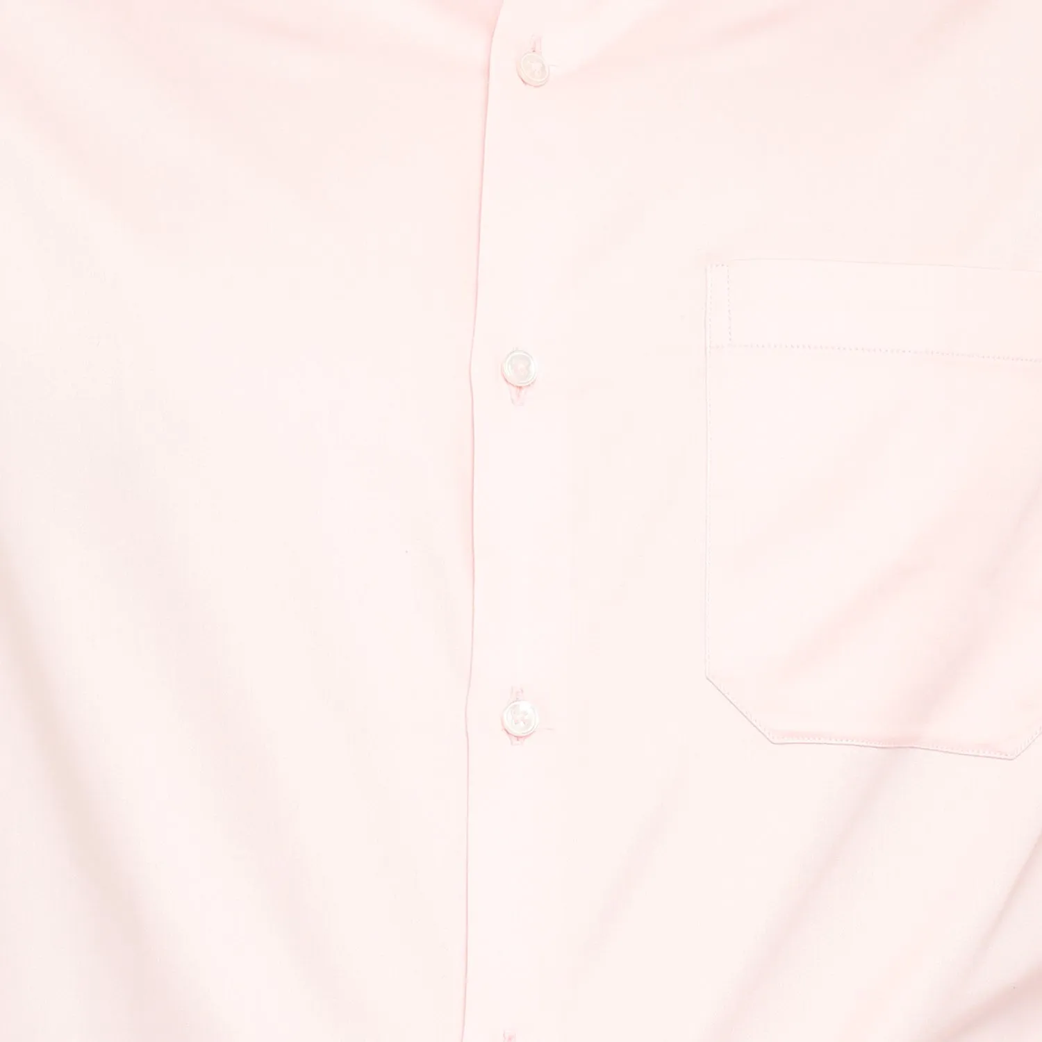 Pink Cotton Blend Solid Slim Fit Shirt