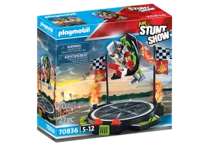 Playmobil Air Stunt Show: Piloto Con Mochila Propulsora 70836