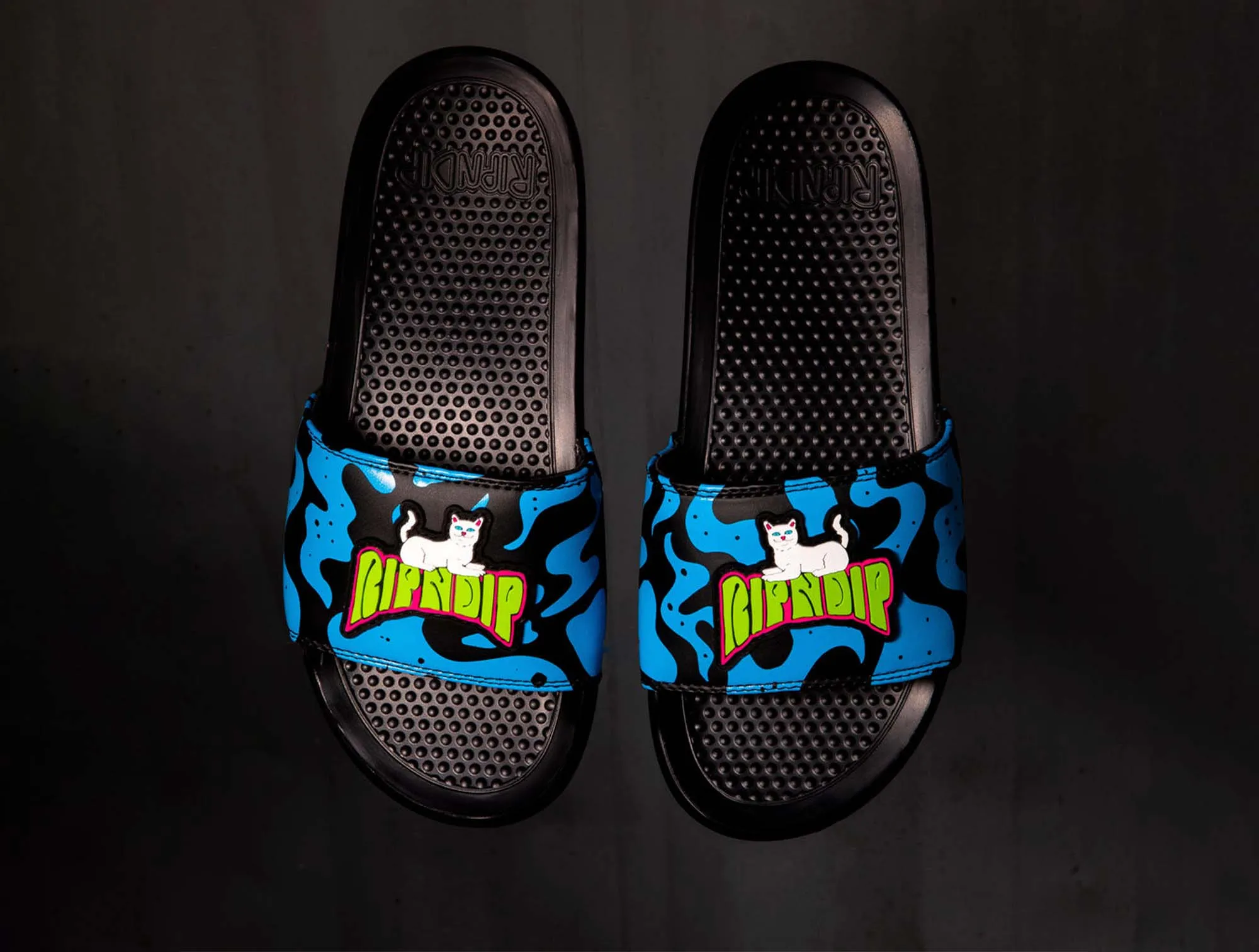 Sandalia Ripndip Psychedelic Unisex Negro