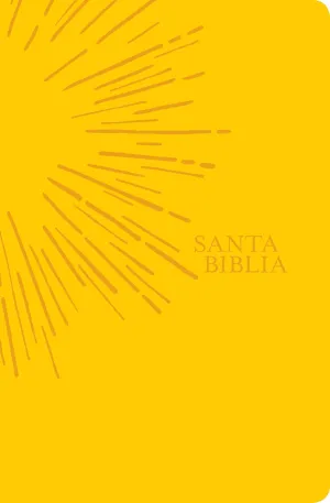 SANTA BIBLIA NTV EDICIÓN ÁGAPE  IMITACIÓN PIEL AMARILLA